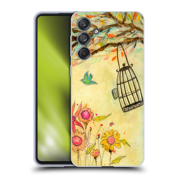 Wyanne Birds Free To Be Soft Gel Case for Samsung Galaxy M55 5G