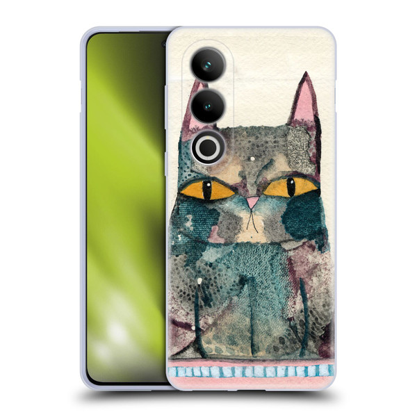 Wyanne Cat Kitty Painting Soft Gel Case for OPPO OnePlus Ace 3V 5G