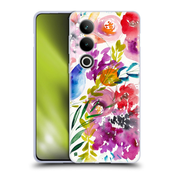 Mai Autumn Floral Garden Bluebird Soft Gel Case for OPPO OnePlus Ace 3V 5G