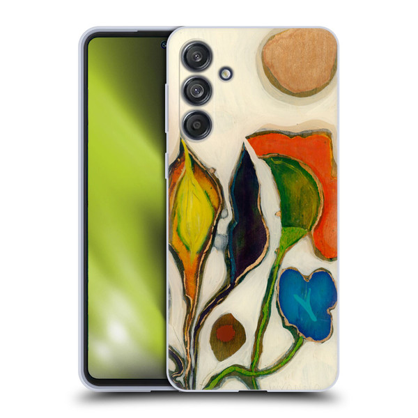 Wyanne Nature Artist Flowers Soft Gel Case for Samsung Galaxy M55 5G