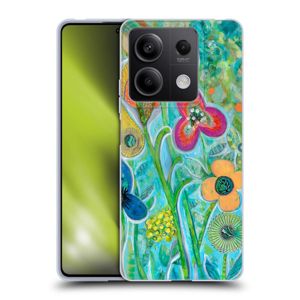 Wyanne Nature Garden Wildflowers Soft Gel Case for Xiaomi Redmi Note 13 5G