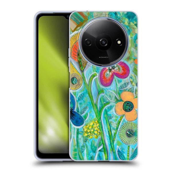 Wyanne Nature Garden Wildflowers Soft Gel Case for Xiaomi Redmi A3