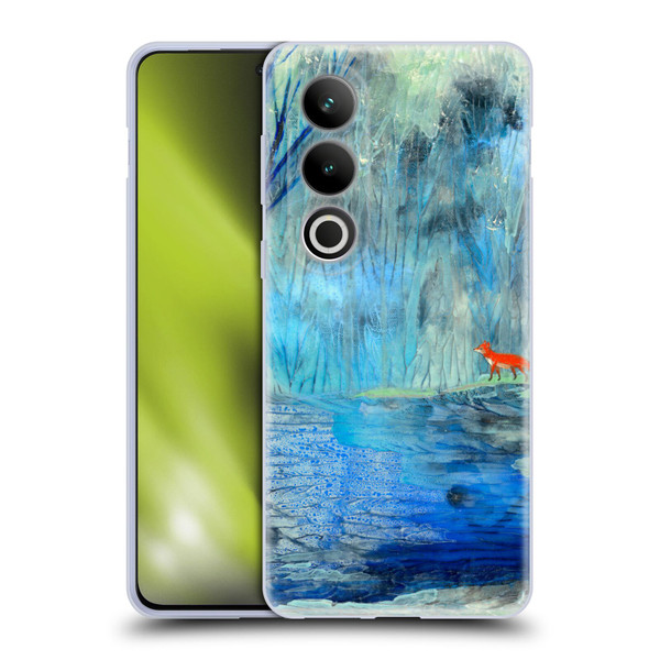 Wyanne Nature 2 Red Fox Blue River Soft Gel Case for OPPO OnePlus Ace 3V 5G
