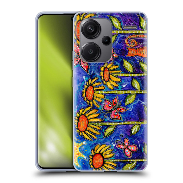 Wyanne Nature 2 Sundown Sunflowers Soft Gel Case for Xiaomi Redmi Note 13 Pro Plus 5G