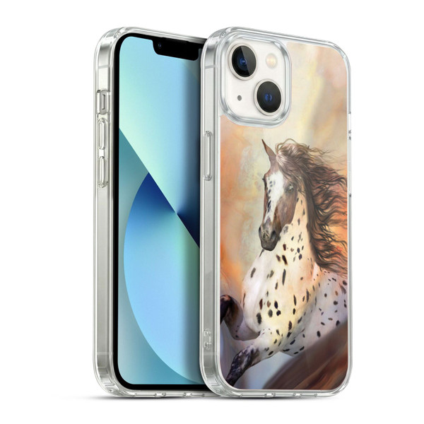 Simone Gatterwe Horses Wild 2 Soft Gel Case for Apple iPhone 13