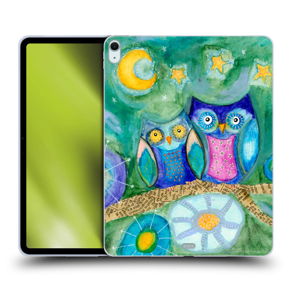 Wyanne Owl Pair of Birds Soft Gel Case for Apple iPad Air 13 2024