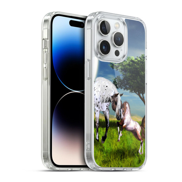 Simone Gatterwe Horses Love Forever Soft Gel Case for Apple iPhone 13 Pro & MagSafe
