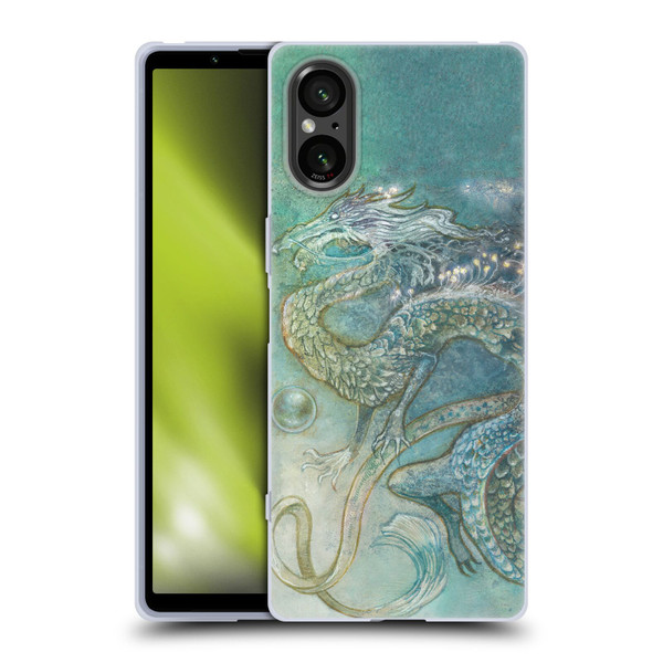 Stephanie Law Graphics Dragon Soft Gel Case for Sony Xperia 5 V 5G
