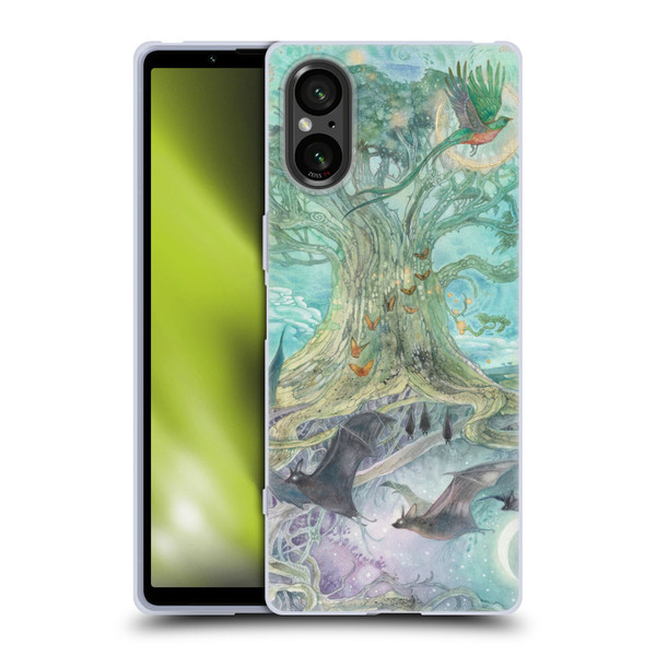 Stephanie Law Graphics Tree Soft Gel Case for Sony Xperia 5 V 5G