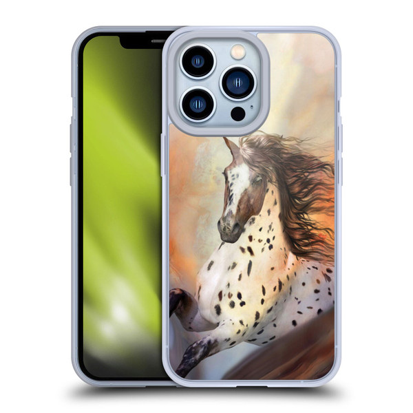 Simone Gatterwe Horses Wild 2 Soft Gel Case for Apple iPhone 13 Pro