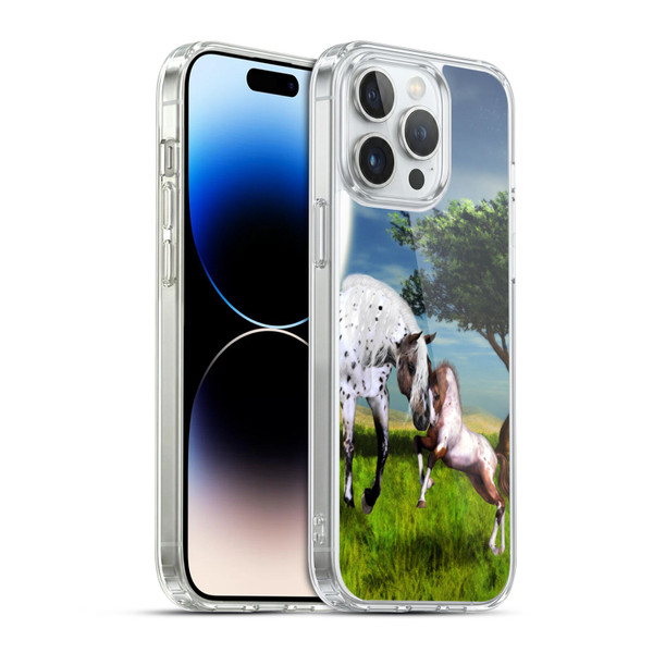 Simone Gatterwe Horses Love Forever Soft Gel Case for Apple iPhone 14 Pro Max & MagSafe