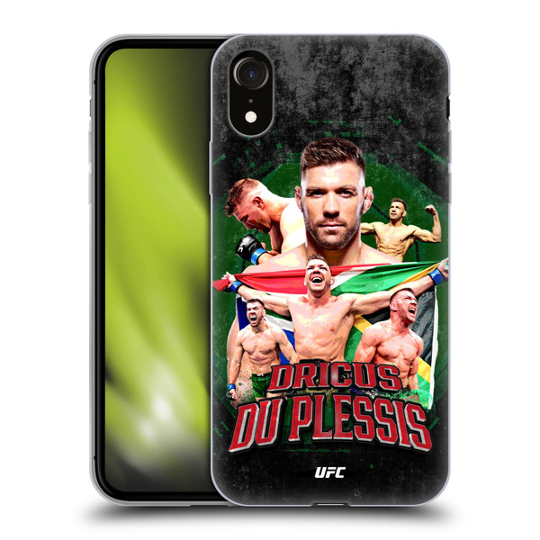 UFC Dricus Du Plessis Graphics Soft Gel Case for Apple iPhone XR