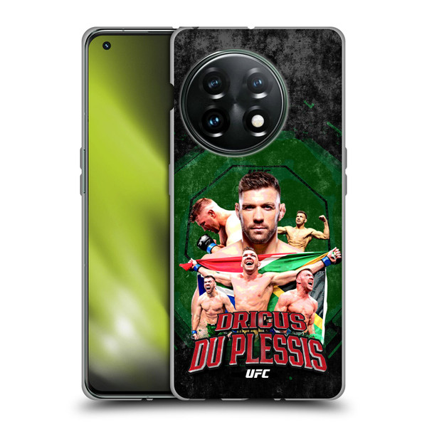 UFC Dricus Du Plessis Graphics Soft Gel Case for OnePlus 11 5G