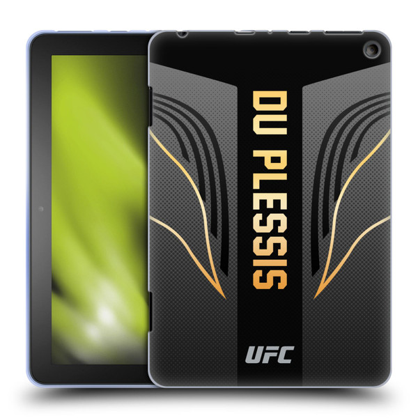 UFC Dricus Du Plessis Fighter Kit Soft Gel Case for Amazon Fire HD 8/Fire HD 8 Plus 2020