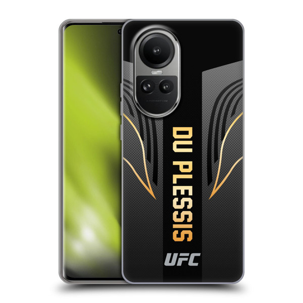 UFC Dricus Du Plessis Fighter Kit Soft Gel Case for OPPO Reno10 5G / Reno10 Pro 5G