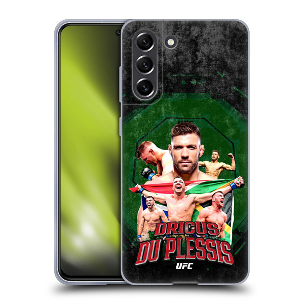 UFC Dricus Du Plessis Graphics Soft Gel Case for Samsung Galaxy S21 FE 5G
