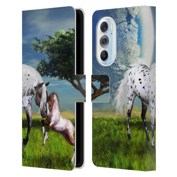Simone Gatterwe Horses Love Forever Leather Book Wallet Case Cover For Motorola Edge X30