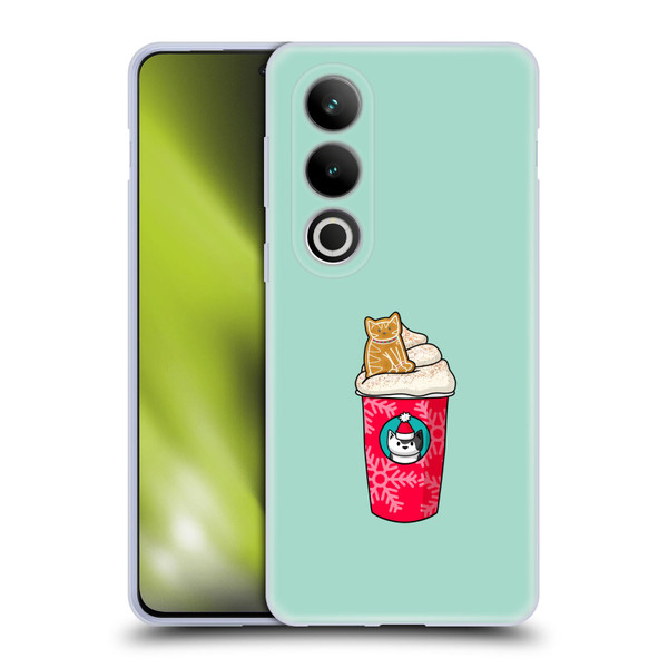 Beth Wilson Doodlecats Gingerbread Latte Soft Gel Case for OPPO OnePlus Ace 3V 5G