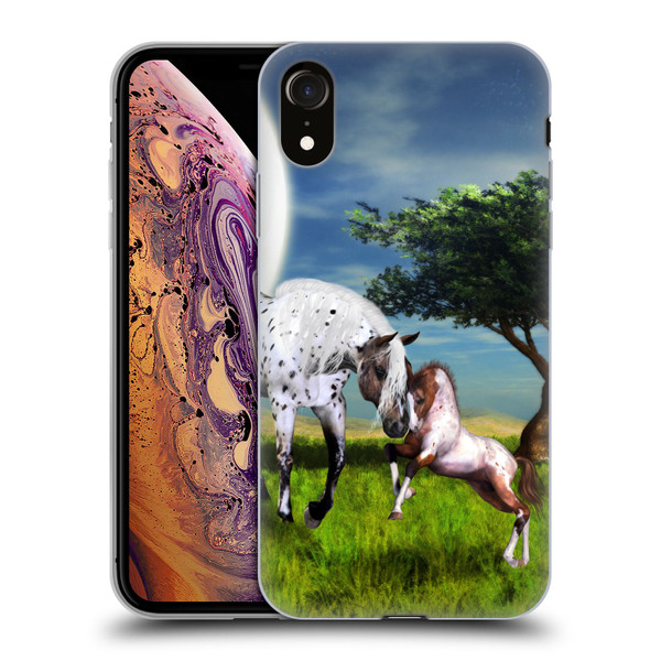 Simone Gatterwe Horses Love Forever Soft Gel Case for Apple iPhone XR