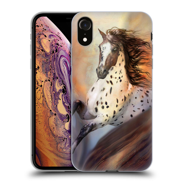 Simone Gatterwe Horses Wild 2 Soft Gel Case for Apple iPhone XR