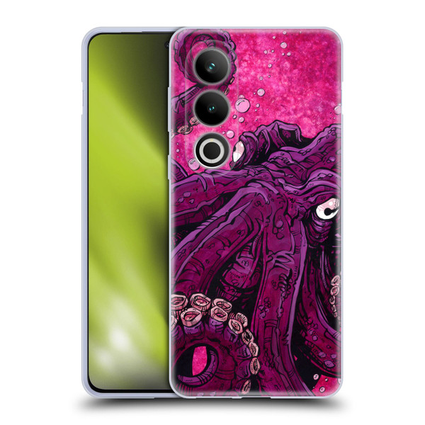 David Lozeau Colourful Grunge Octopus Squid Soft Gel Case for OPPO OnePlus Ace 3V 5G