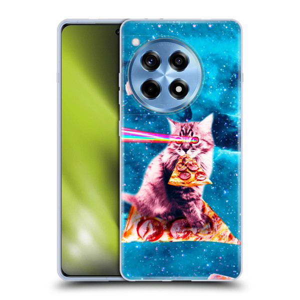 Random Galaxy Space Cat Lazer Eye & Pizza Soft Gel Case for OPPO OnePlus Ace 3 5G