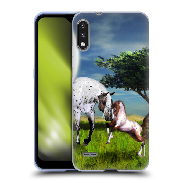 Simone Gatterwe Horses Love Forever Soft Gel Case for LG K22
