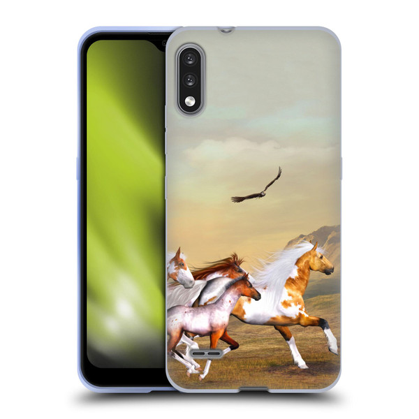 Simone Gatterwe Horses Wild Herd Soft Gel Case for LG K22