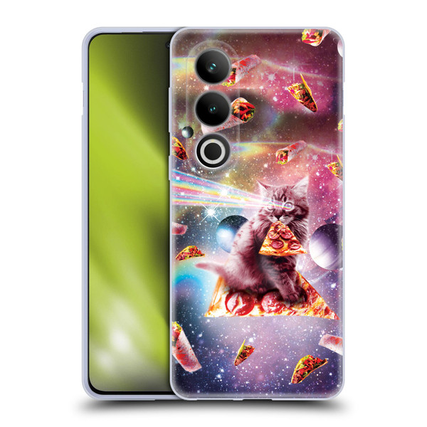 Random Galaxy Space Pizza Ride Outer Space Lazer Cat Soft Gel Case for OPPO OnePlus Ace 3V 5G