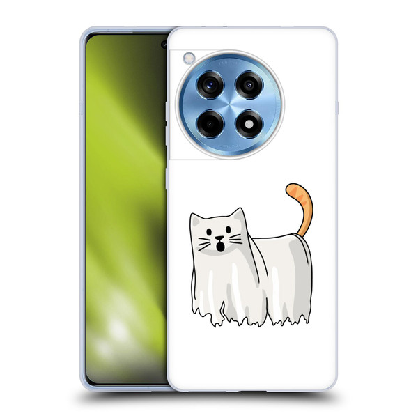 Beth Wilson Doodle Cats 2 Halloween Ghost Soft Gel Case for OPPO OnePlus Ace 3 5G