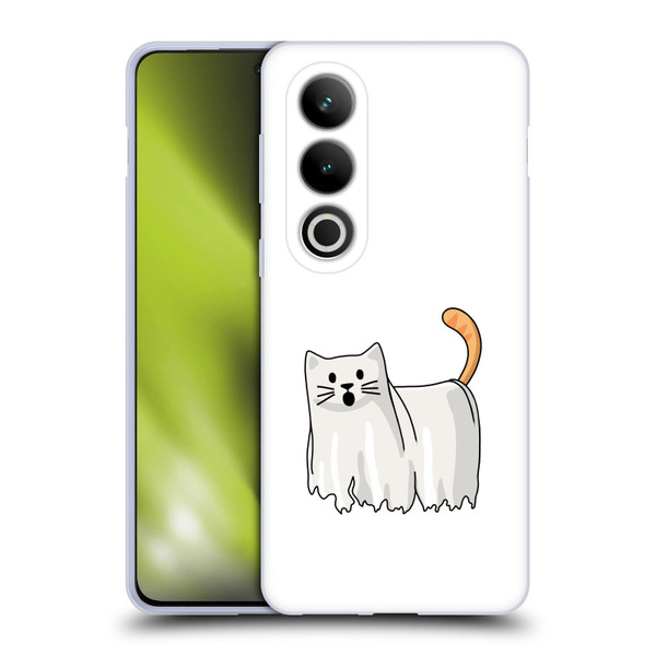 Beth Wilson Doodle Cats 2 Halloween Ghost Soft Gel Case for OPPO OnePlus Ace 3V 5G