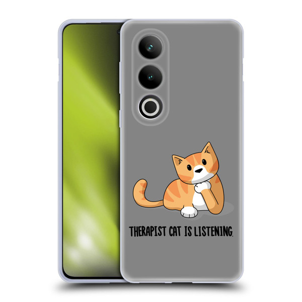 Beth Wilson Doodle Cats 2 Therapist Soft Gel Case for OPPO OnePlus Ace 3V 5G