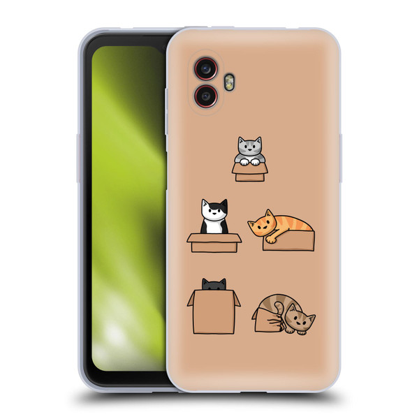 Beth Wilson Doodle Cats 2 Boxes Soft Gel Case for Samsung Galaxy Xcover6 Pro/Pro2