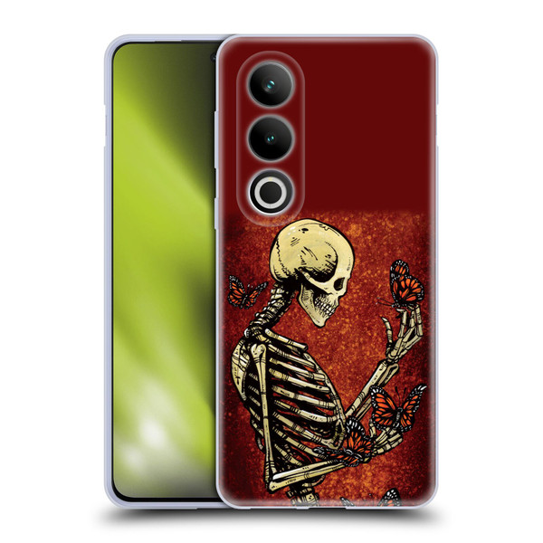 David Lozeau Skeleton Grunge Butterflies Soft Gel Case for OPPO OnePlus Ace 3V 5G