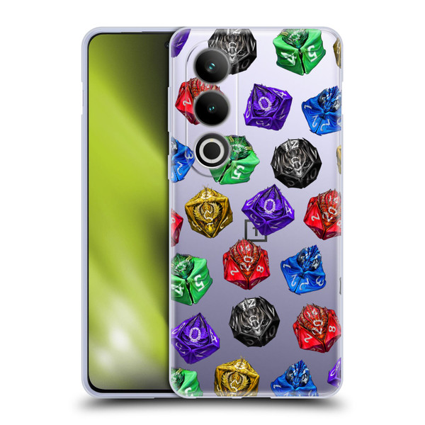 Stanley Morrison Art Six Dragons Gaming Dice Set Soft Gel Case for OPPO OnePlus Ace 3V 5G