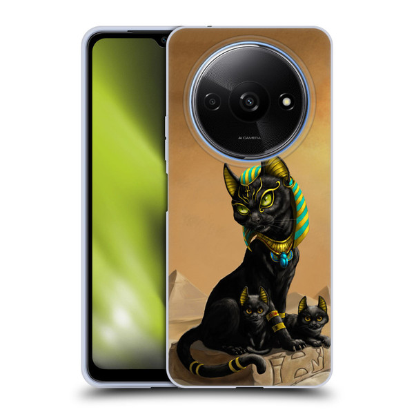 Stanley Morrison Art Egyptian Bastet Cat & Kittens Soft Gel Case for Xiaomi Redmi A3