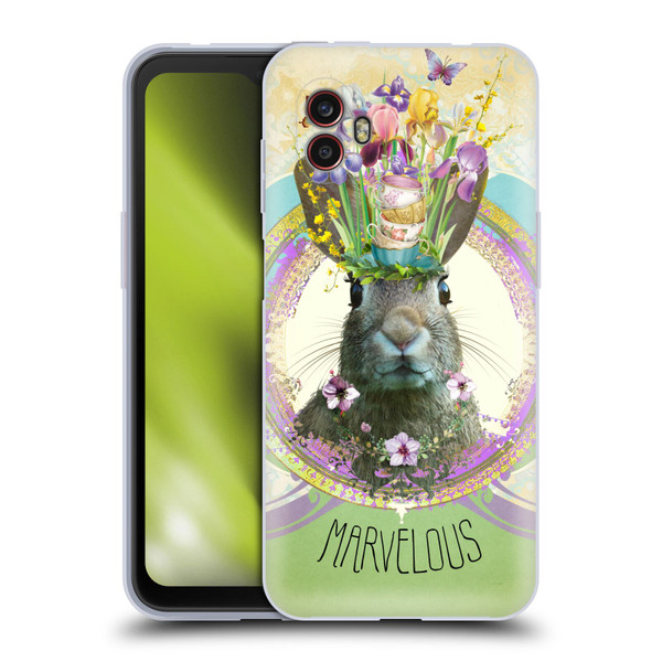 Duirwaigh Boho Animals Rabbit Soft Gel Case for Samsung Galaxy Xcover6 Pro/Pro2