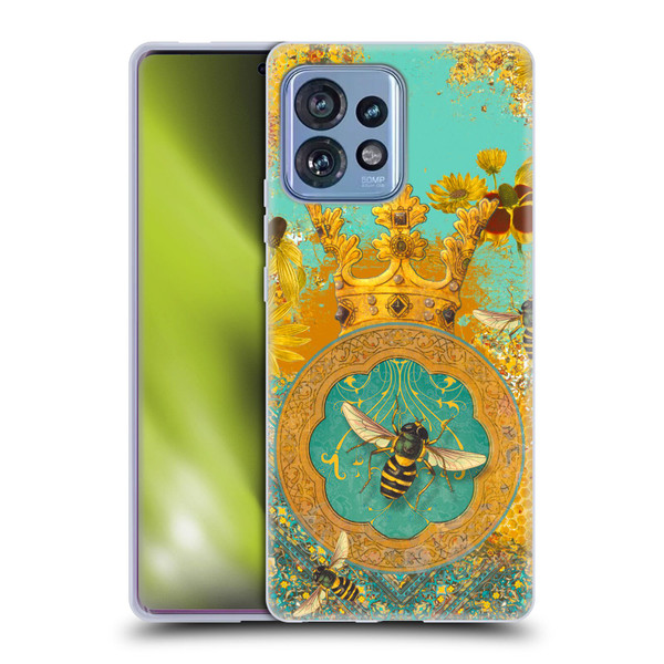 Duirwaigh Insects Bee Soft Gel Case for Motorola Moto Edge 40 Pro