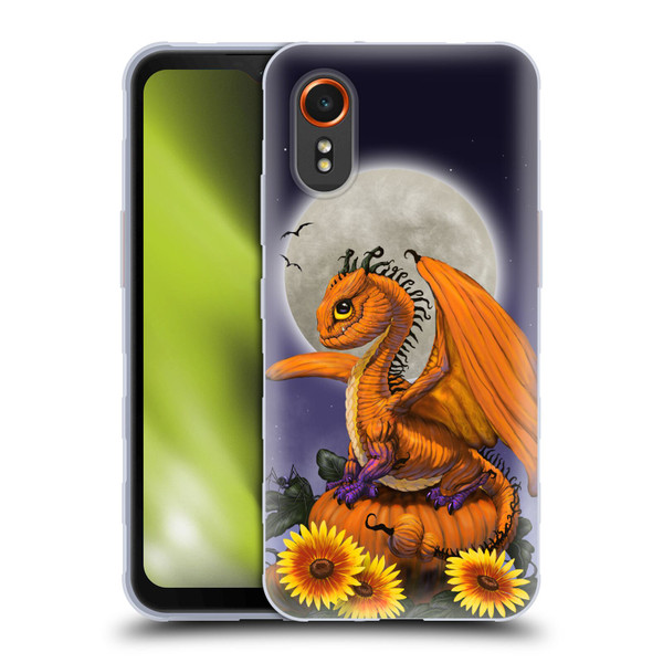 Stanley Morrison Dragons 3 Halloween Pumpkin Soft Gel Case for Samsung Galaxy Xcover7 5G