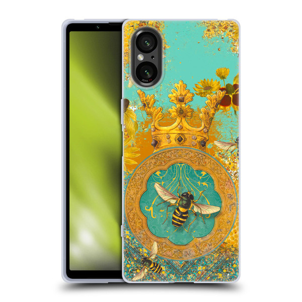 Duirwaigh Insects Bee Soft Gel Case for Sony Xperia 5 V 5G