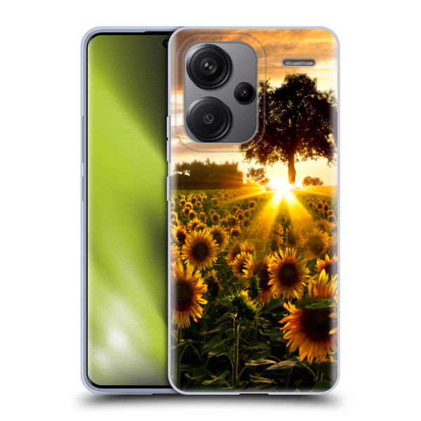 Celebrate Life Gallery Florals Fields Of Gold Soft Gel Case for Xiaomi Redmi Note 13 Pro Plus 5G