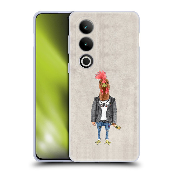 Barruf Animals Punk Rooster Soft Gel Case for OPPO OnePlus Ace 3V 5G