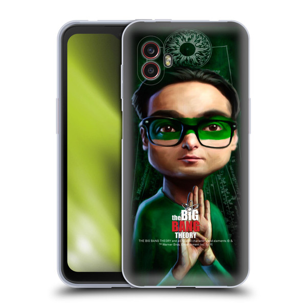 The Big Bang Theory Caricature Leonard Hofstadter Soft Gel Case for Samsung Galaxy Xcover6 Pro/Pro2