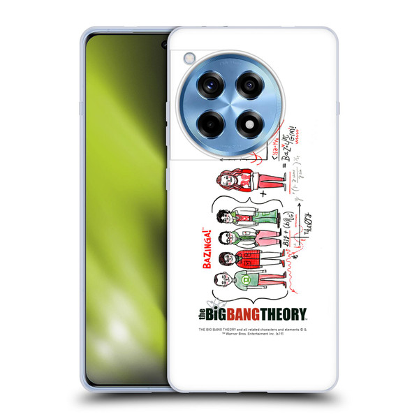 The Big Bang Theory Graphics Arts 2 Doodle Group Soft Gel Case for OPPO OnePlus Ace 3 5G