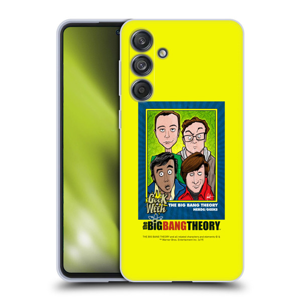 The Big Bang Theory Graphics Arts 2 Poster Soft Gel Case for Samsung Galaxy M55 5G