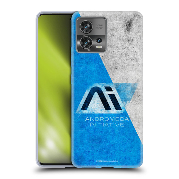 EA Bioware Mass Effect Andromeda Graphics Initiative Distressed Soft Gel Case for Motorola Moto Edge 30 Fusion
