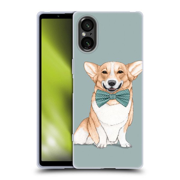 Barruf Dogs Corgi Soft Gel Case for Sony Xperia 5 V 5G