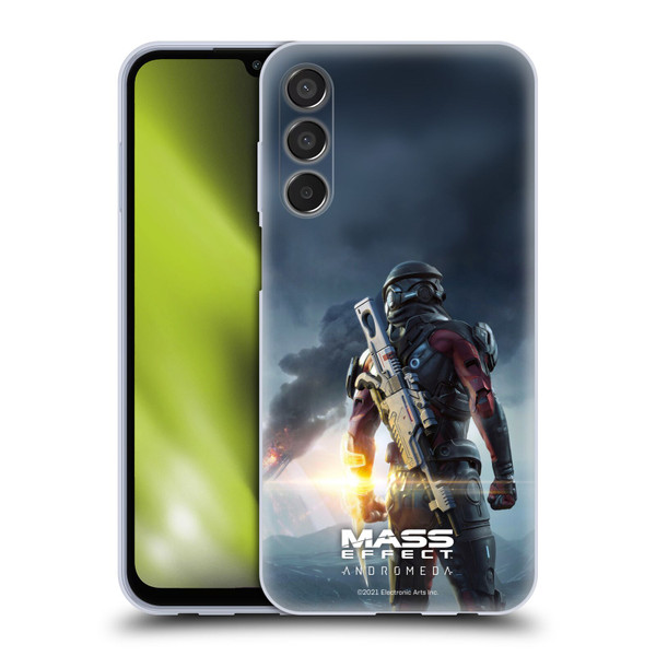 EA Bioware Mass Effect Andromeda Graphics Key Art Super Deluxe 2017 Soft Gel Case for Samsung Galaxy M15/F15 5G