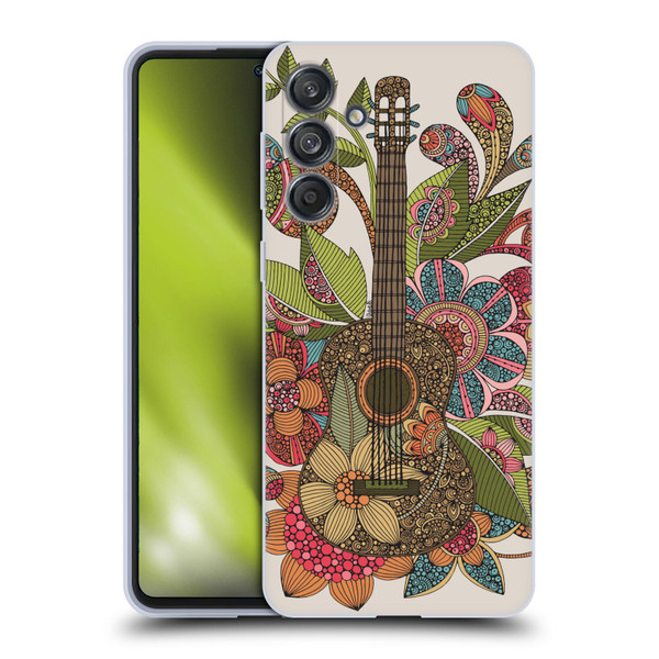 Valentina Bloom Ever Guitar Soft Gel Case for Samsung Galaxy M55 5G