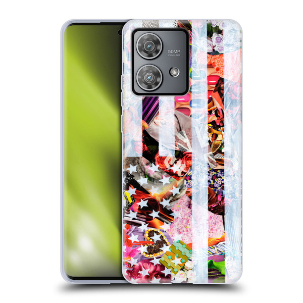 Artpoptart Flags Murican Soft Gel Case for Motorola Edge 40 Neo 5G